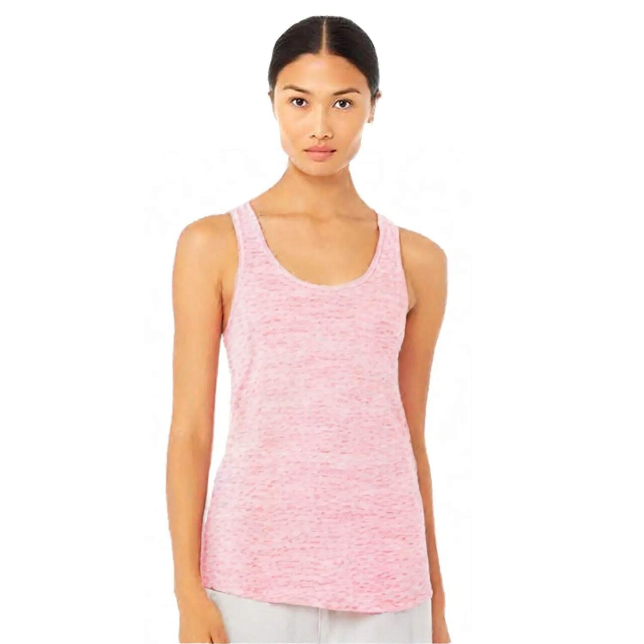 BELLA + CANVAS Women’s Flowy Crewneck Tank 8800 – Relaxed Fit Sleeveless Tee for Summer Wear